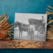 1877年から78年の通り生活から生ゴミの男 フォトプラーク (側面)