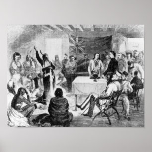 1877年の座ブル会議 ポスター