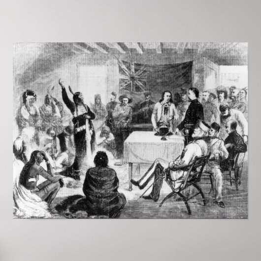 1877年の座ブル会議 ポスター (正面)