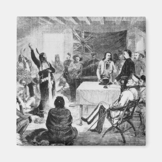 1877年の座ブル会議 マグネット (正面)