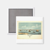 1877年マサチューセッツ州都 マグネット (正面/裏面)