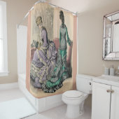 1877年2月ビクトリアンファッションプリント シャワーカーテン (インサイチュ)