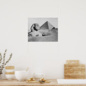 1877素晴らし年のスフィンクス。ヴィンテージ写真 ポスター (キッチン)