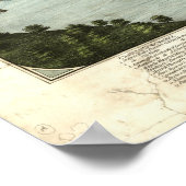 1877 Holyoke, MA鳥瞰図パノラママップ ポスター (角)