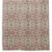 1878ヴィンテージウィリアム・モリス植木鉢 シャワーカーテン (正面)