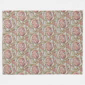 1878ヴィンテージウィリアム・モリス植木鉢 フリースブランケット (正面(横))