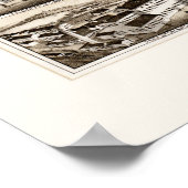 1878年よりコネチカット州サウスントンのヴィンテージの地図 ポスター (角)