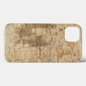 1878年米国地勢調査の進捗地図2 Case-Mate iPhoneケース (裏面 (横))