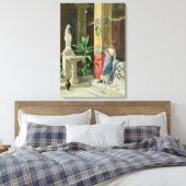 1878年、ポンペイの中庭で キャンバスプリント (インサイチュ (寝室))