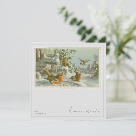 1879ヴィンテージ年賀状 シーズンカード (スタンド正面)