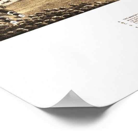 1879年からマサチューセッツ州マンズフィールドの地図 ポスター (角)