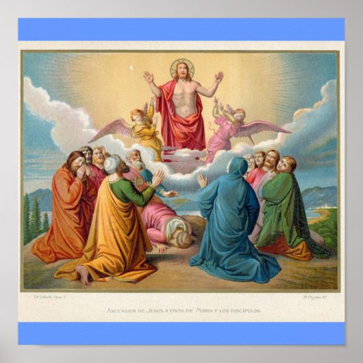 1879年のイエスの昇天 ポスター (正面)