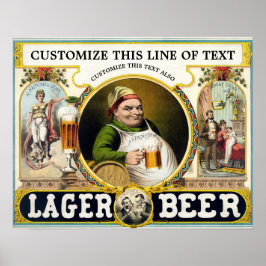 1879年のビール広告 ポスター