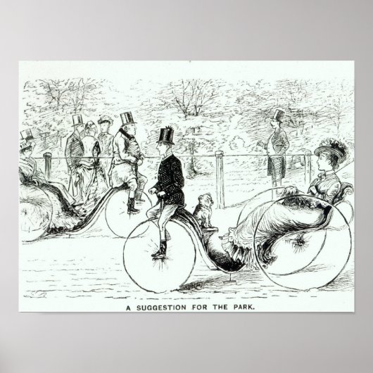 1879年「公園の提案」 ポスター (正面)