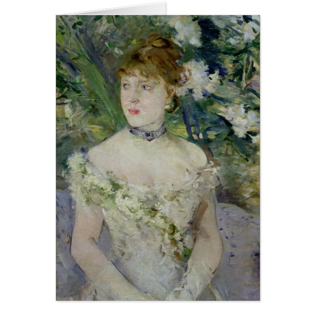 1879年、舞踏会着の少女 (正面)