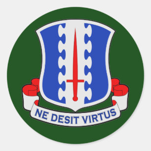 187th歩兵連隊(空輸の) DUI ラウンドシール