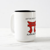 187TH歩兵RAKKASANSのマグ ツートーンマグカップ (正面左)