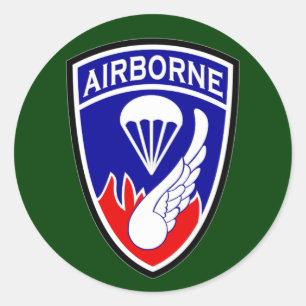 187th空輸の歩兵連隊SSI ラウンドシール