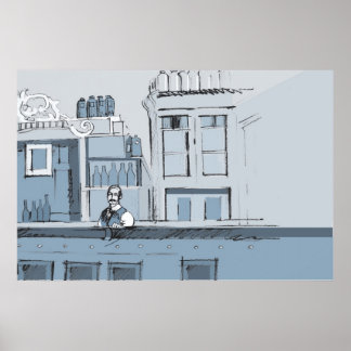 1880のバーシーン – 右 ポスター