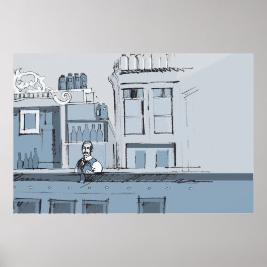 1880のバーシーン – 右 ポスター (正面)