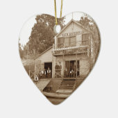 1880ズメンズクラブキツネリバークラブ魚釣りエルジン セラミックオーナメント (左)