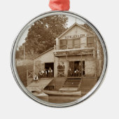 1880ズメンズクラブキツネリバークラブ魚釣りエルジン メタルオーナメント (正面)