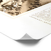 1880年のマンチェスターのヴィンテージ地図 ポスター (角)