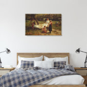 1880年のリンゴ採集民 キャンバスプリント (インサイチュ (寝室))