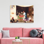 1880年の古美術家 キャンバスプリント (インサイチュ (リビング))