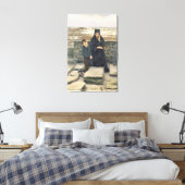 1880年の未亡人 キャンバスプリント (インサイチュ (寝室))