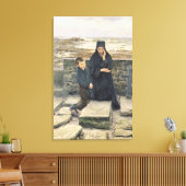 1880年の未亡人 キャンバスプリント (インサイチュ (リビング))