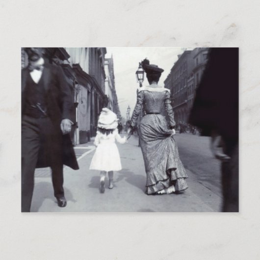 1880年の母子母デイカード ポストカード (正面)