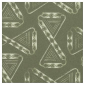 1880年は昔のオリーブグリーン ファブリック (クローズアップ)