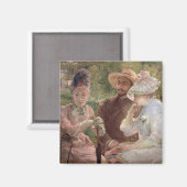 1880年セーブルのテラス(キャンバス上の油) マグネット (正面/裏面)