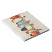 1880年ヘクトール・ジャコメリによる鳥の群れ ノートパッド (アングル)