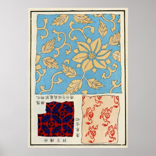 1880年中国の橋の風景アート ポスター (正面)