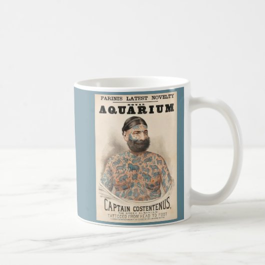 1880年代のキャプテン・コステンヌスの刺青の男 コーヒーマグカップ (右)