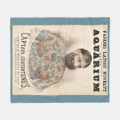 1880年代のキャプテン・コステンヌスの刺青の男 フリースブランケット (正面(横))