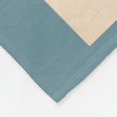 1880年代のキャプテン・コステンヌスの刺青の男 フリースブランケット (角)