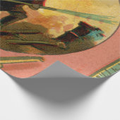 1880年代の消防士の消防士の包装紙 ラッピングペーパー (角)