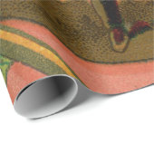 1880年代の消防士の消防士の包装紙 ラッピングペーパー (ロールコーナー)