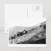 1880年旅客列車 ポストカード (正面/裏面)