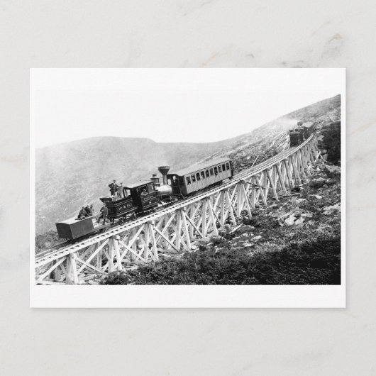 1880年旅客列車 ポストカード (正面)