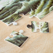 1880年頃：クリスマスグリーティングカード ジグソーパズル (側面)