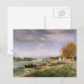 1880年、パリのベルシーにある古い河岸 ポストカード (正面/裏面)