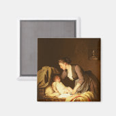 1880年、ベビーを脱ぐ マグネット (正面/裏面)