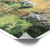 1880年、ヴェテウイルの画家の庭 ポスター (角)