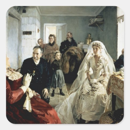 1880結婚年代 スクエアシール (正面)