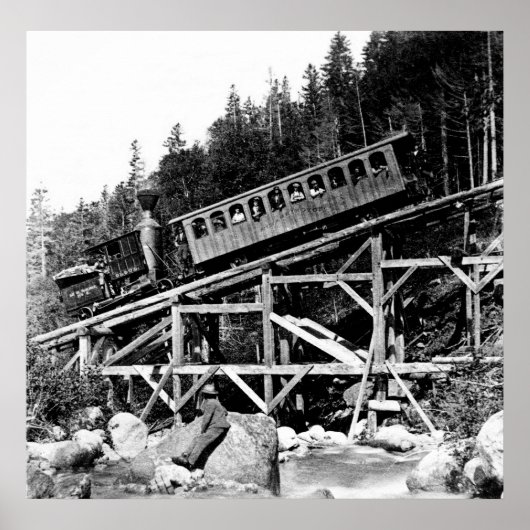 1880鉄道列車「雲」 ポスター (正面)