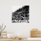 1880鉄道列車「雲」 ポスター (キッチン)